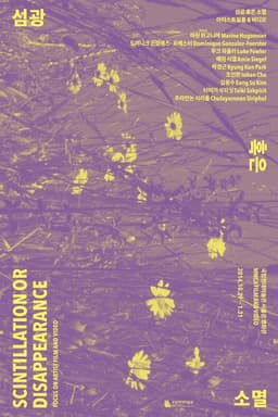 Poster and Leaflet for Scintillation or Disappearance Exhibition - thumbnail 2