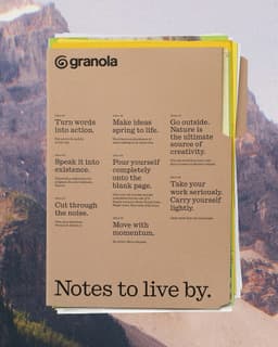 Rebrand And Campaign For Ai Notepad Granola - thumbnail 4