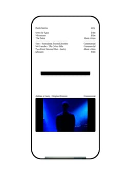 Visual Identity and Website for Film Director Rudá Santos - thumbnail 5