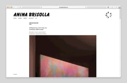 Visual Identity and Website for Artist Anina Brisolla - thumbnail 3
