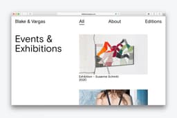 Visual Identity for Blake & Vargas Contemporary Art Space - thumbnail 3