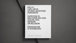 Editorial Design for Terry Tsiolis’ Open Studio Portrait Collection - thumbnail 2