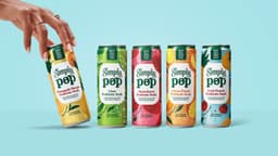 Packaging Design For Simply Pop Prebiotic Soda - thumbnail 3