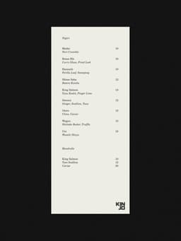 Brand Identity for Kinjo Omakase Restaurant - thumbnail 8