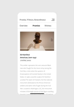 Exhibition Identity for Promise, Witness, Remembrance - thumbnail 5