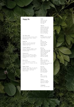 Brand Identity and Website for Happy Be Rooftop Bar - thumbnail 4