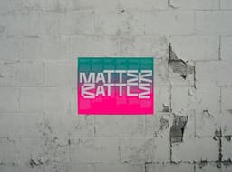 Silkscreen Poster for Matter Battle - thumbnail 2