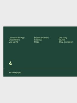 Website Redesign for the Salad Project - thumbnail 4