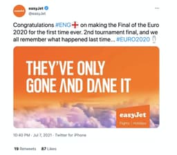 Tactical Social Campaign For Easyjet - thumbnail 3