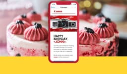 Birthday Email Campaign For Canon - thumbnail 2