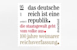 Commemorative Stamp Design for the Weimar Constitution Centenary - thumbnail 4