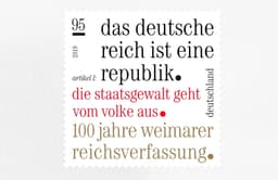 Commemorative Stamp Design for the Weimar Constitution Centenary - thumbnail 6