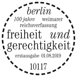 Commemorative Stamp Design for the Weimar Constitution Centenary - thumbnail 7