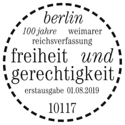 Commemorative Stamp Design for the Weimar Constitution Centenary - thumbnail 8