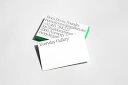 Visual Identity For Everyday Gallery - thumbnail 8