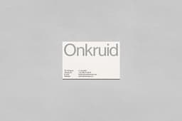 Brand Identity For Onkruid - thumbnail 5