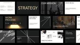 Brand Identity And Pitch Templates For A Consulting Bureau  - thumbnail 9