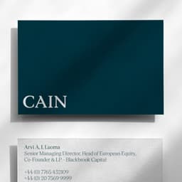 Brand Identity And Digital Design For Cain Investment Management - thumbnail 4