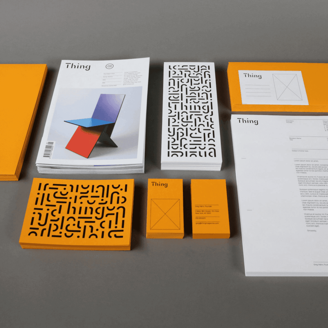 Identity And Publication Design For Thing Magazine
