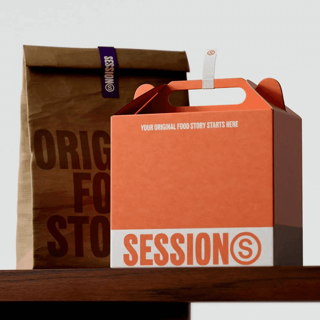 Brand Identity For Sessions Food Platform