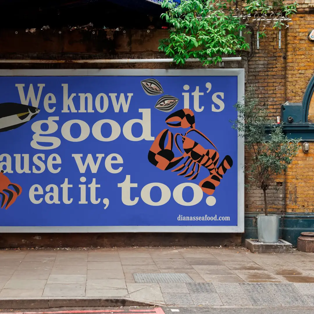 Brand Transformation For Diana's Seafood