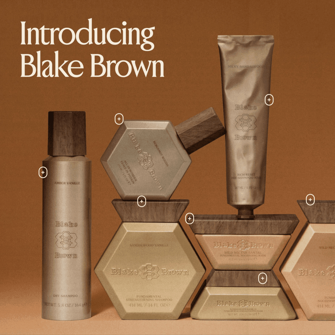 Brand World And Visual Identity For Blake Brown Haircare