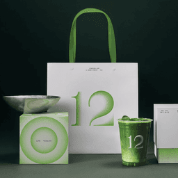 Brand Identity And Packaging For 12 Matcha cover image