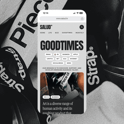 Brand Identity And Website Design For A Digital Magazine cover image