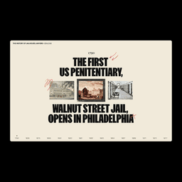 Interactive Timeline Website For Jailhouse Lawyers Initiative cover image