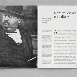 Editorial Design For The Order Of Seeing And Saying Exhibition cover image