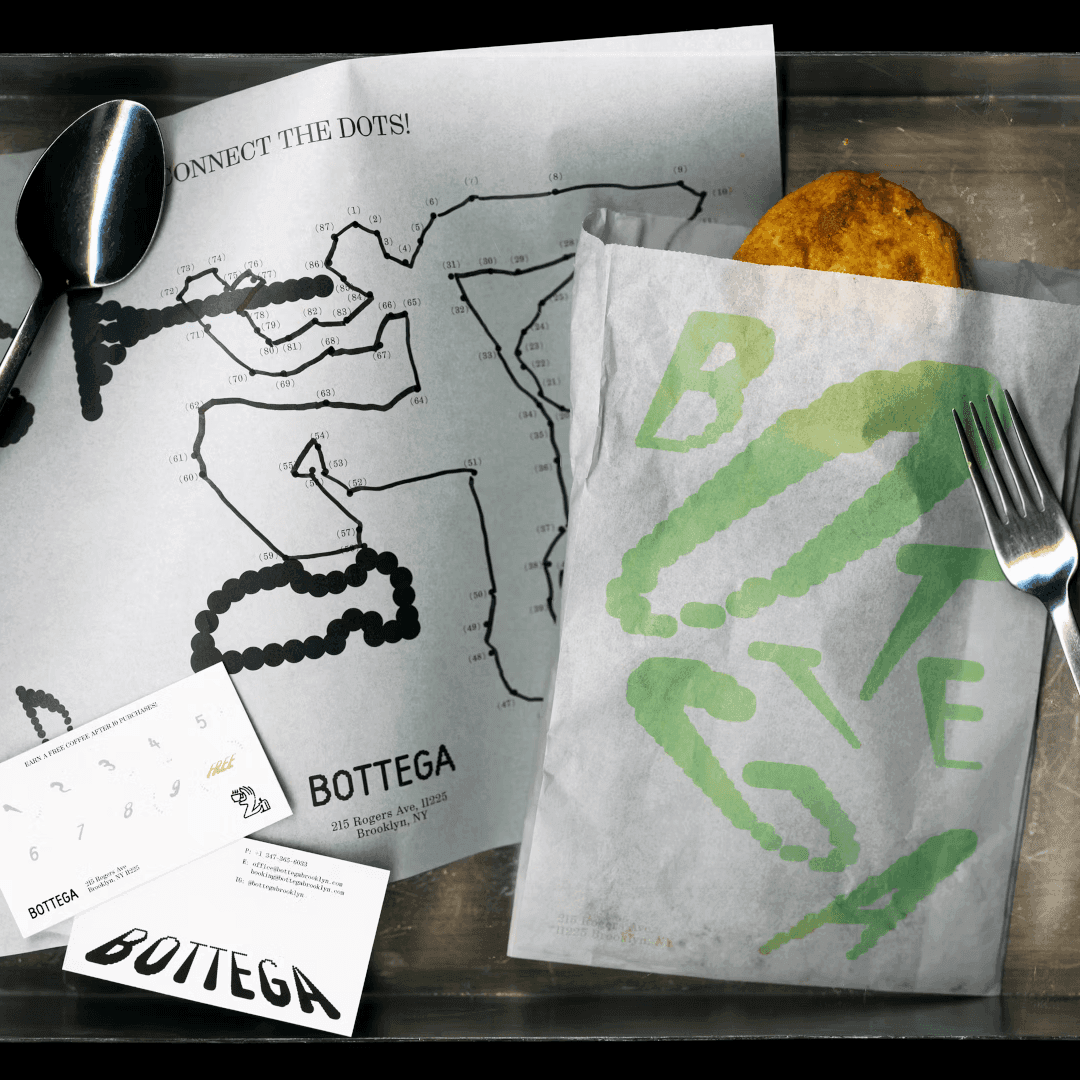Brand Identity And Environmental Graphics For Bottega Café