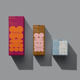 Visual Identity For Moodly Wellness Brand cover image