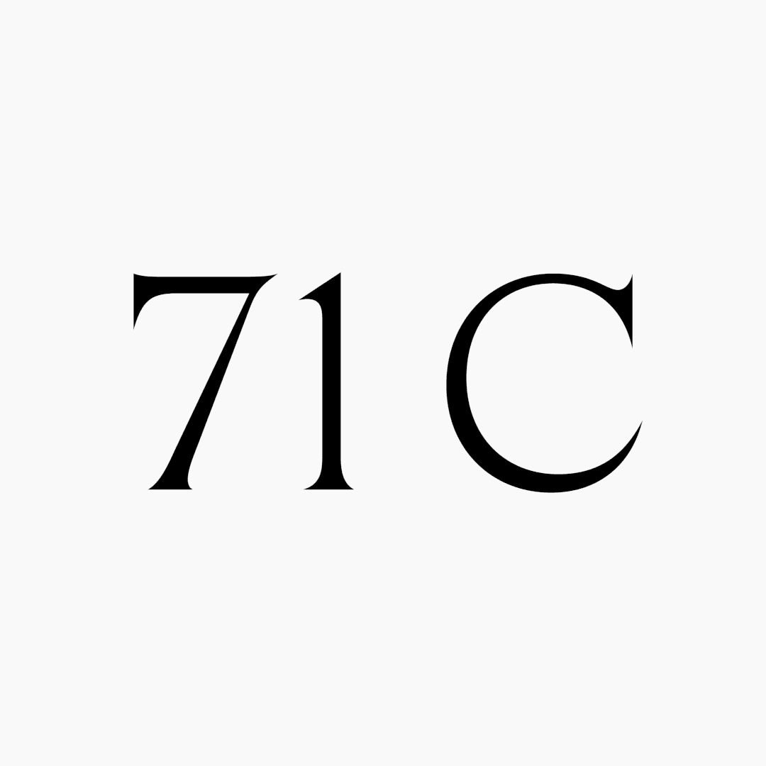 Identity And Website Design For 71 Contemporary Gallery