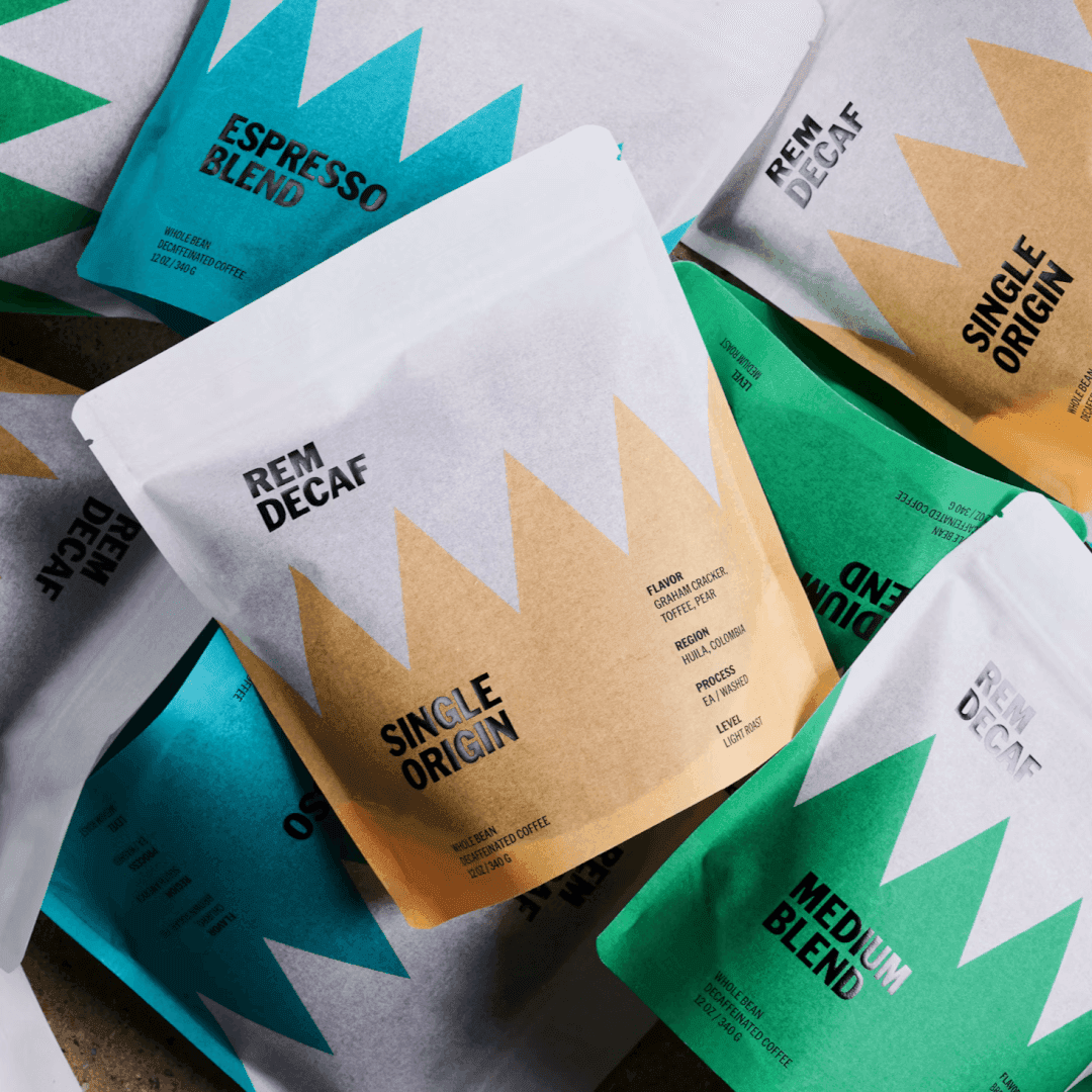 Brand Identity And Packaging For Rem Decaf