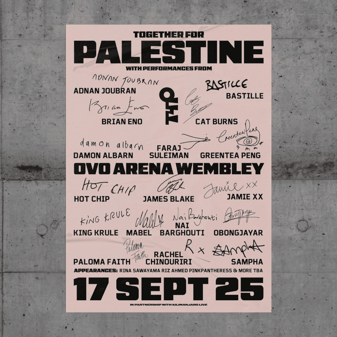 Brand Identity And Campaign For Together For Palestine