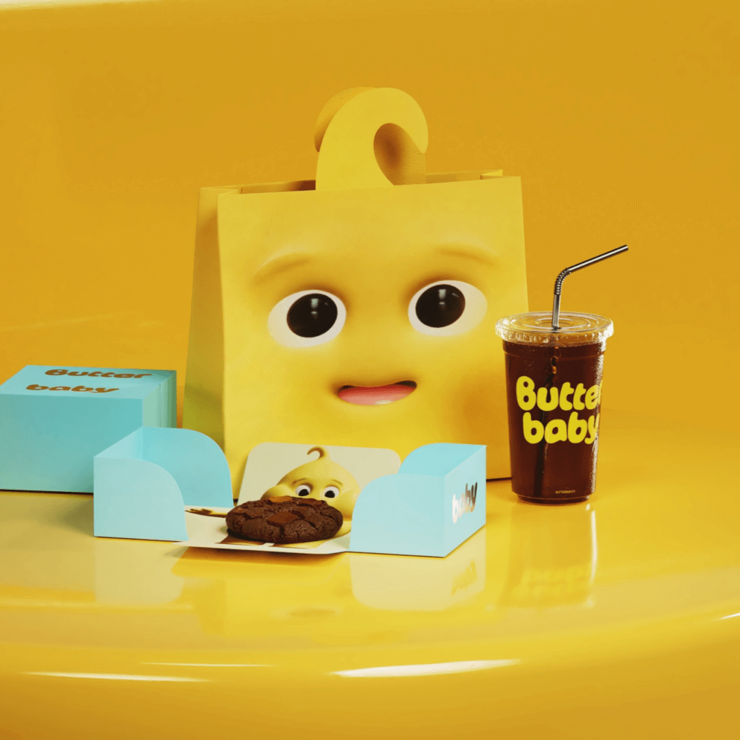 Brand Identity And Character Design For Butter Baby
