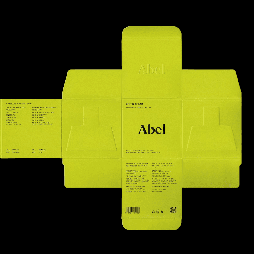 Brand Identity And Packaging For Abel Fragrance Relaunch
