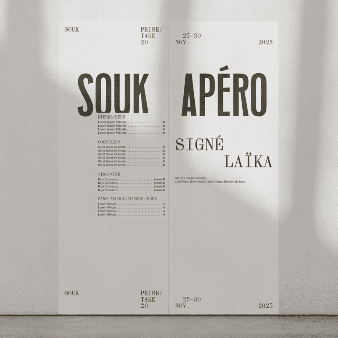 Visual Campaign For Souk Mtl’s 20th Edition