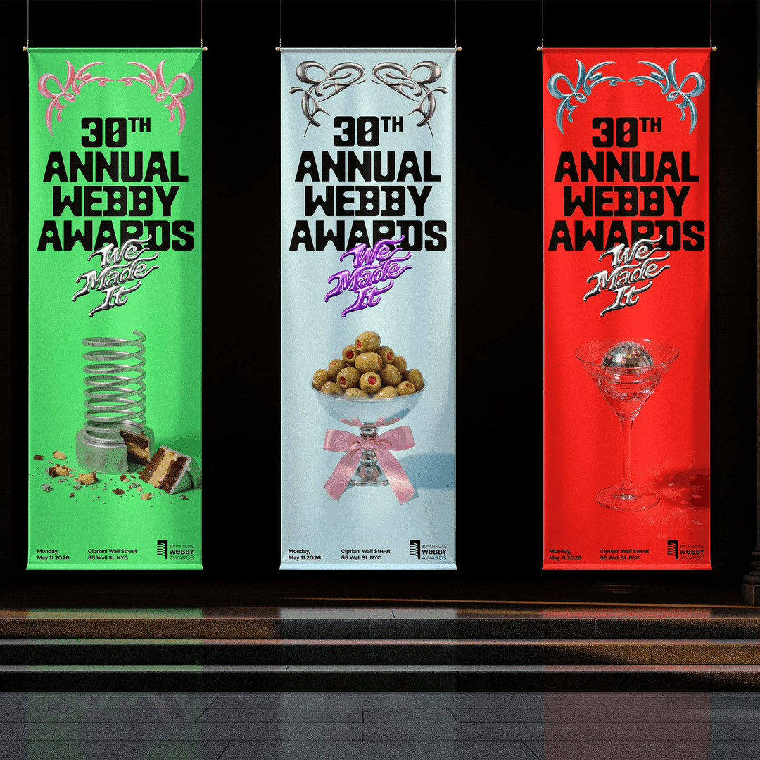 Campaign Identity For The Webby Awards 30th Anniversary