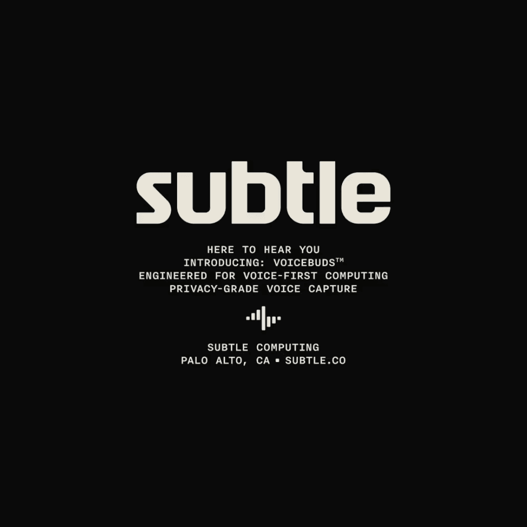 Visual Identity And Website Design For Subtle Computing