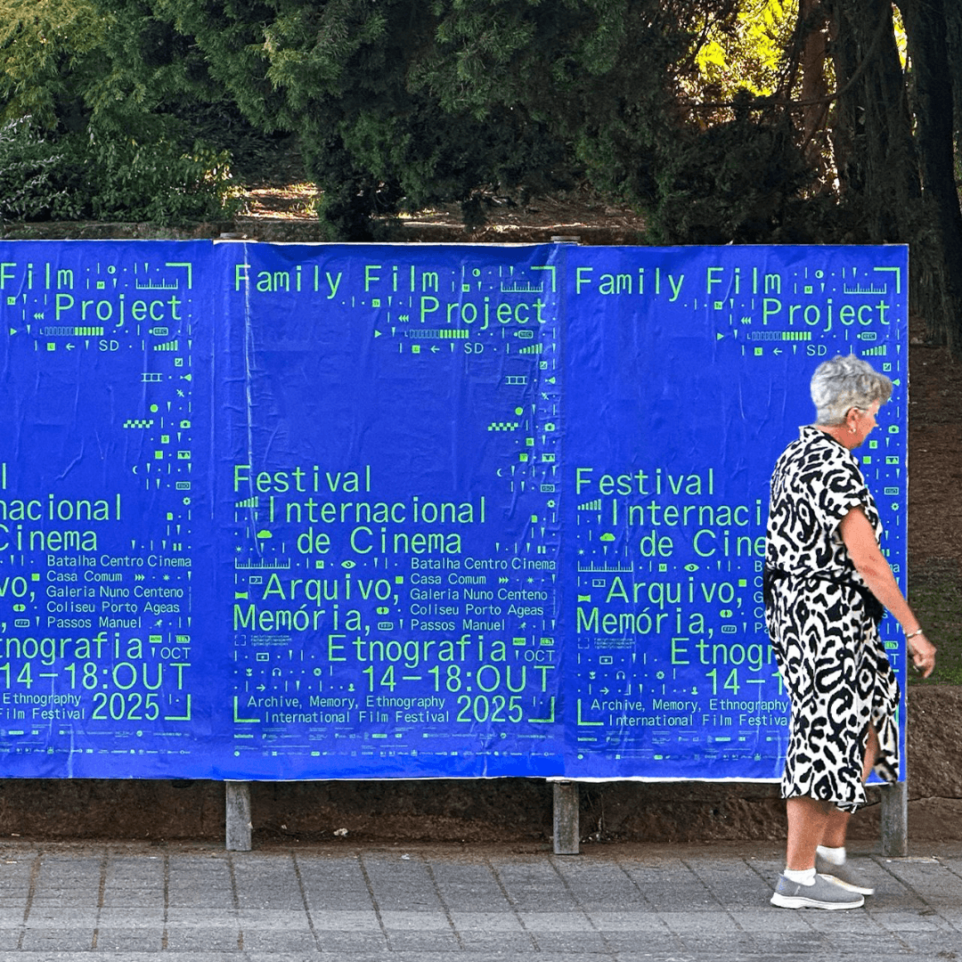 Visual identity for a festival of home movies and family archives