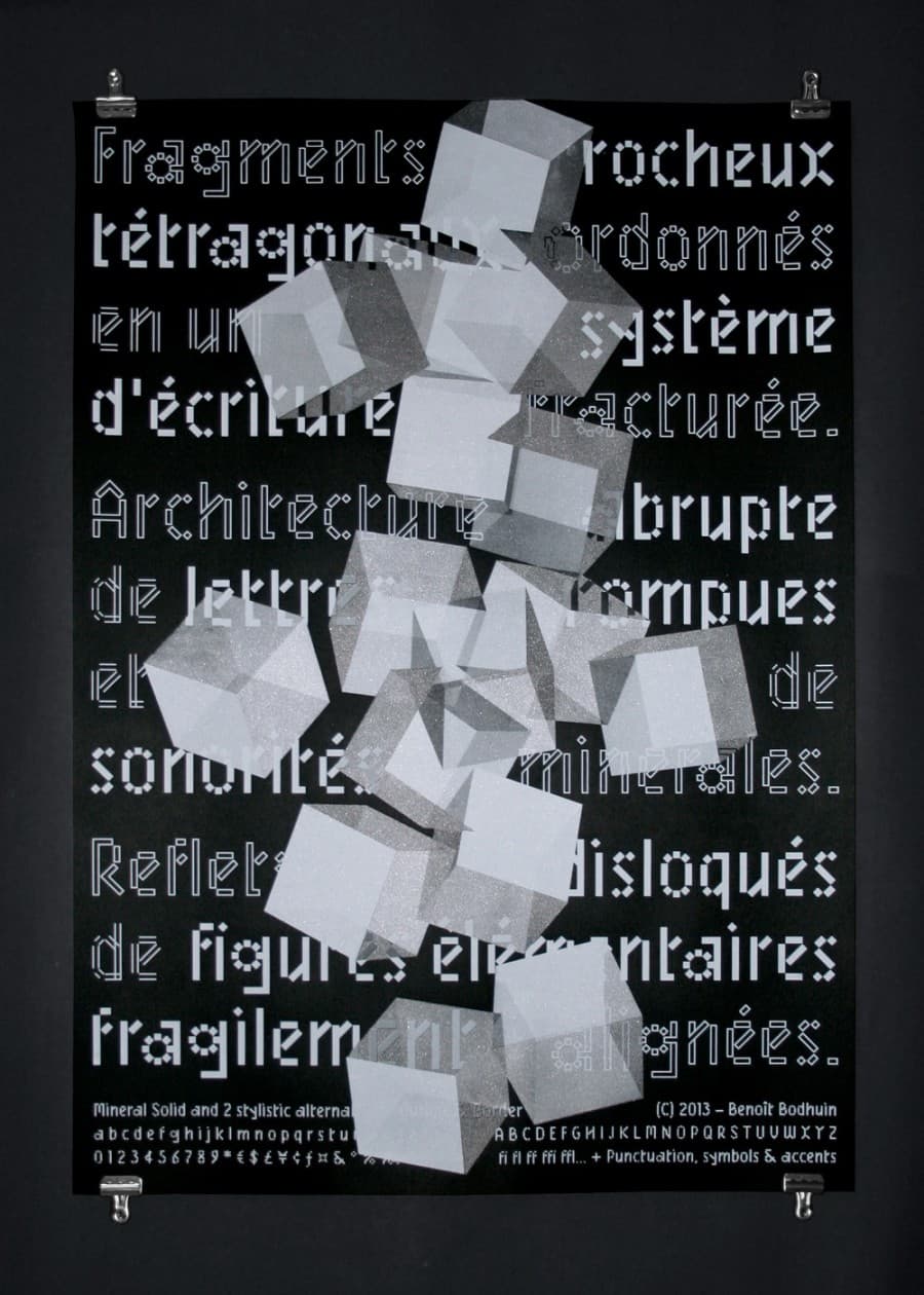 Mineral poster