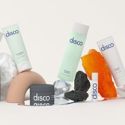 Brand Identity and E-Commerce Experience for Men's Skincare Brand Disco cover image