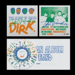Album Art and Packaging for Belgian Indie-Rock Band DIRK cover image