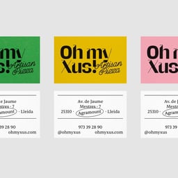 Brand Identity for Oh My Xus Frozen Pizzas cover image