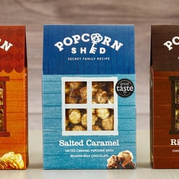 Brand Identity and Packaging for Popcorn Shed cover image
