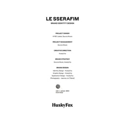 Brand Identity for Le Sserafim cover image