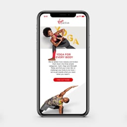 CRM Design and Art Direction for Virgin Active cover image