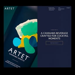 Web Design for a Cannabis Aperitif Brand cover image