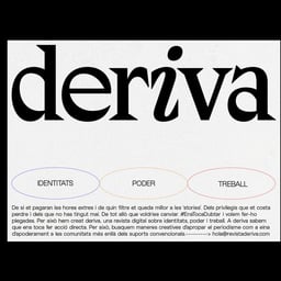 Visual Identity and Website Design for Deriva cover image